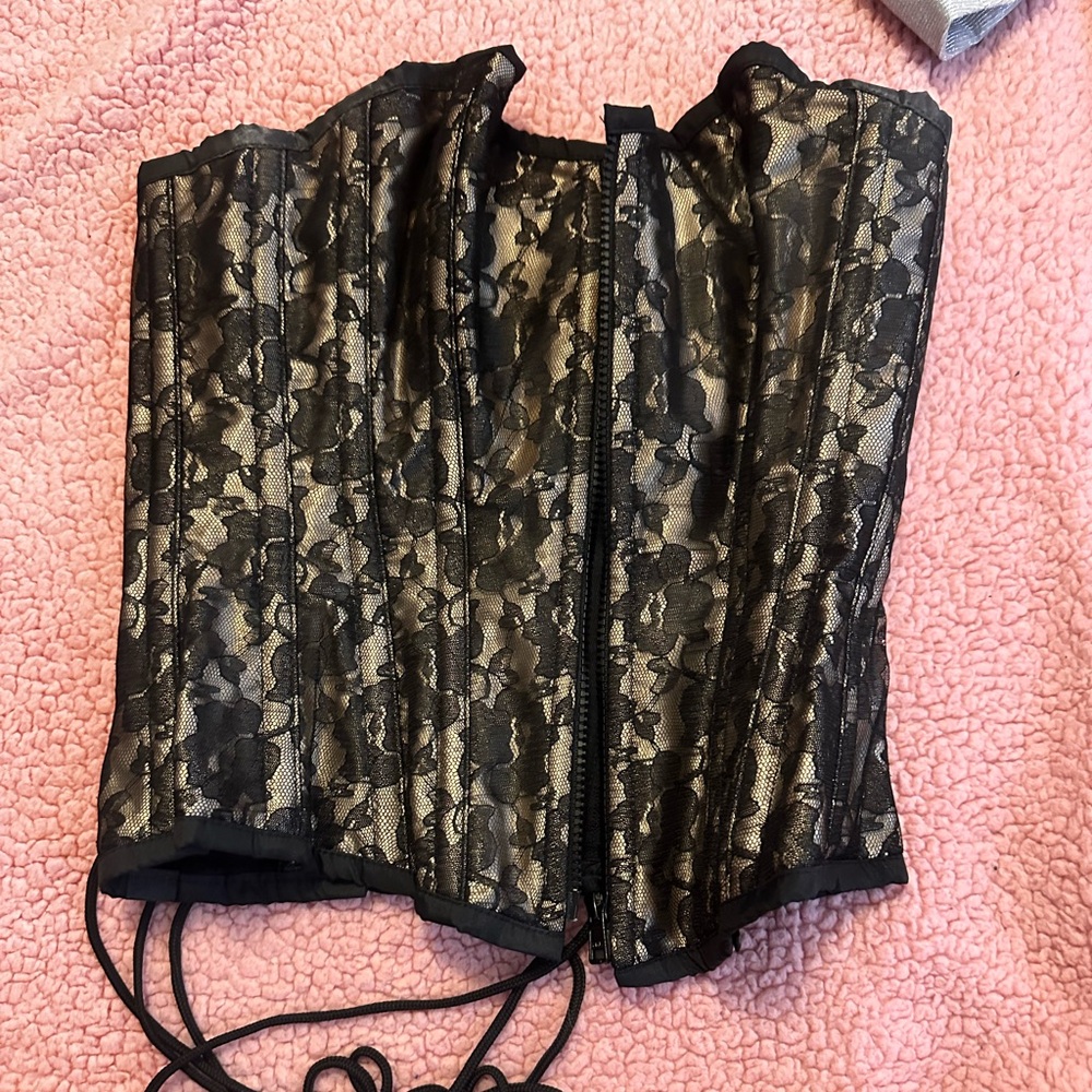 Black Lace Corset